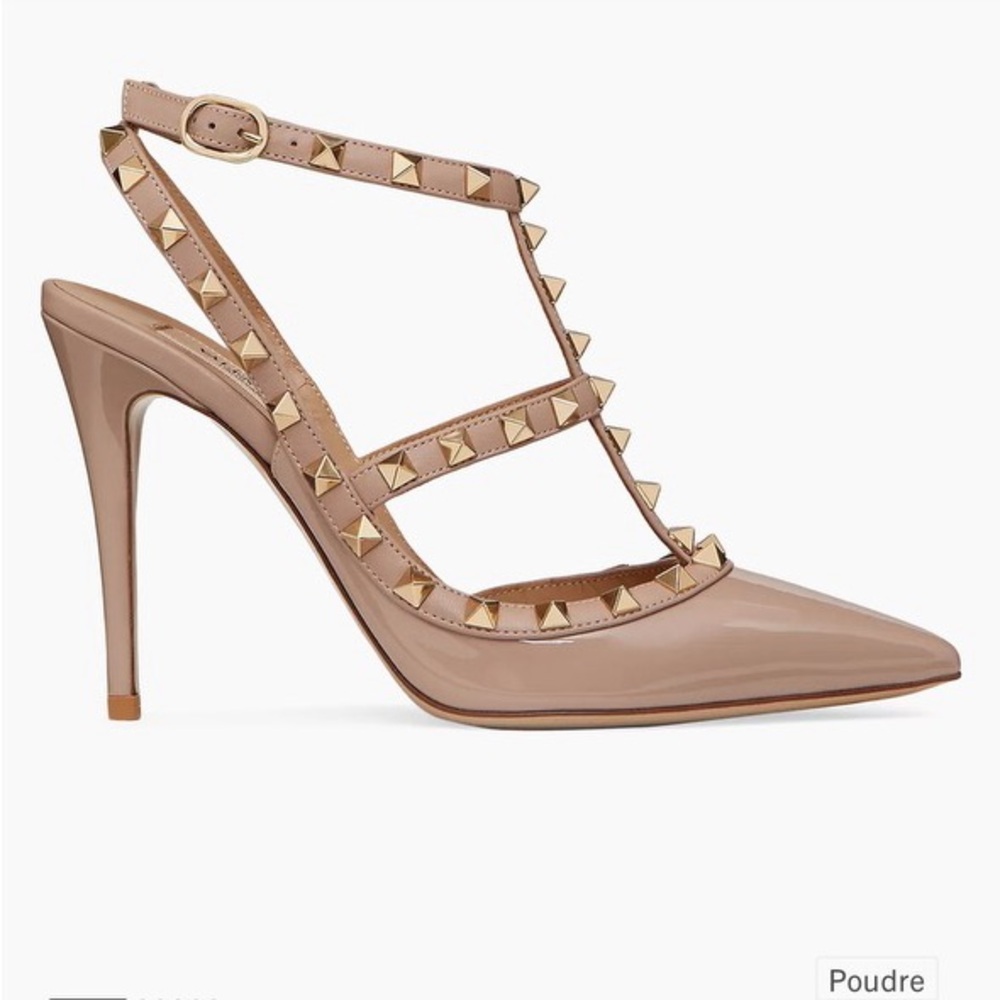 Valentino Garavani Rockstud High Heels (Poudre)